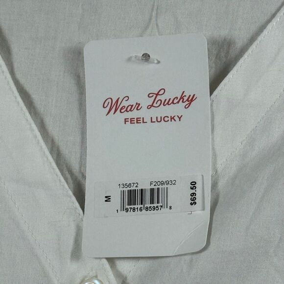 Lucky Brand Americana Heart Flag Blouse - US Women’s M - Picture 4 of 10